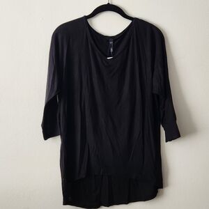 NWT C&A Black Women's Top, 3/4 Sleeve